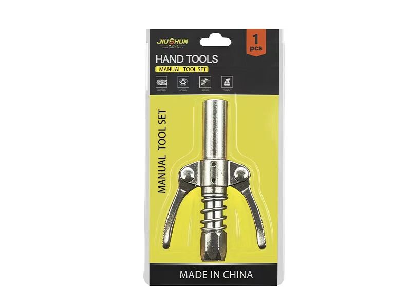 Heavy Duty Grease Gun Coupler Quick Lock Grease Fitting Connector for Automotive Lubrication