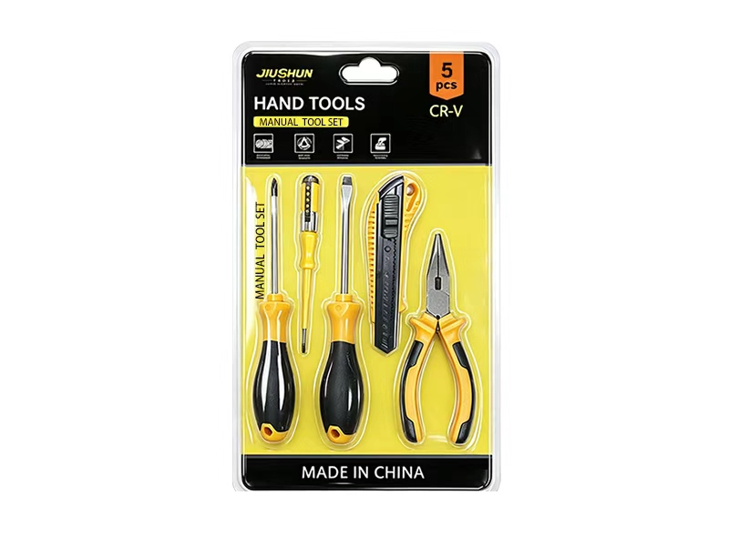 5PCS Home Repair Hand Tool Kit with Screwdriver