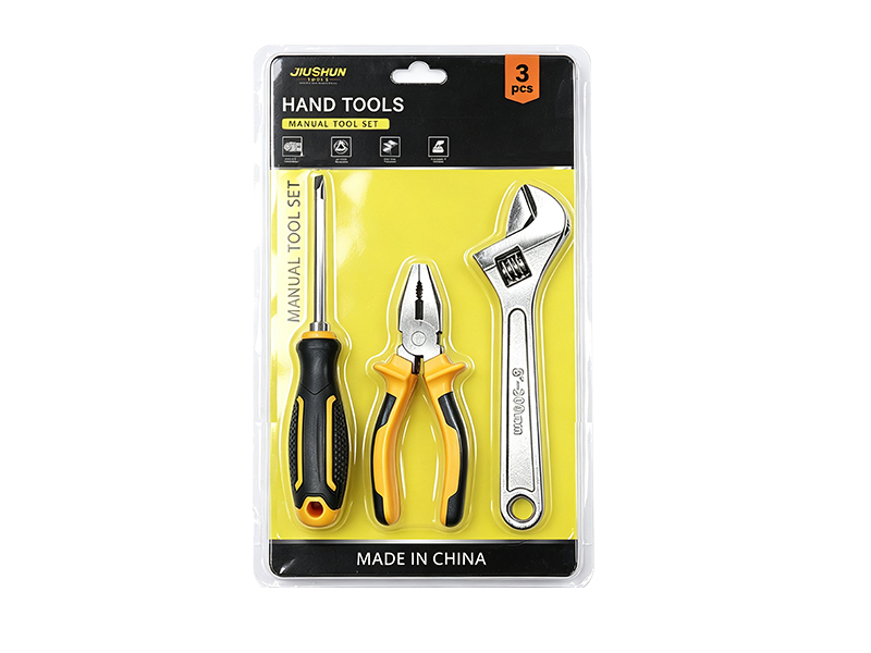 3-piece household hardware tool set, multi-functional repair tools